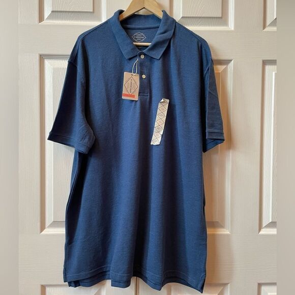 BLUE POLO SHIRT SIZE XXL - Picture 2 of 5